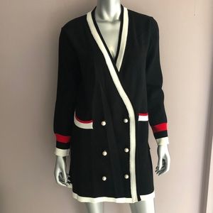 Blazer Style Knit Dress